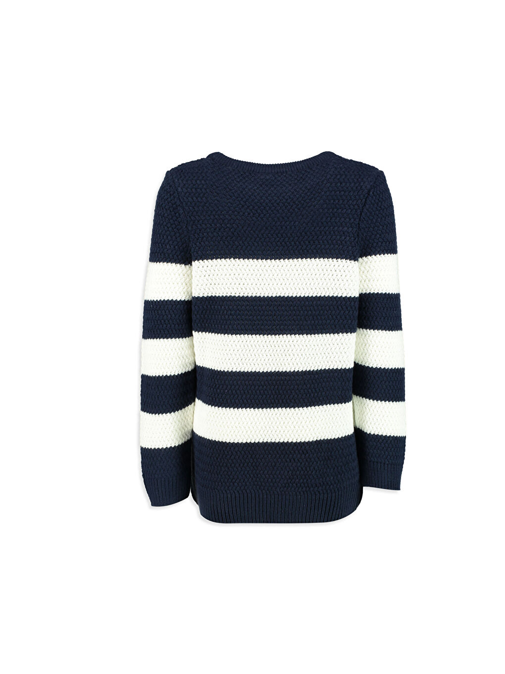 Beyaz-Açık Gri-Koyu Mavi Kazak-1