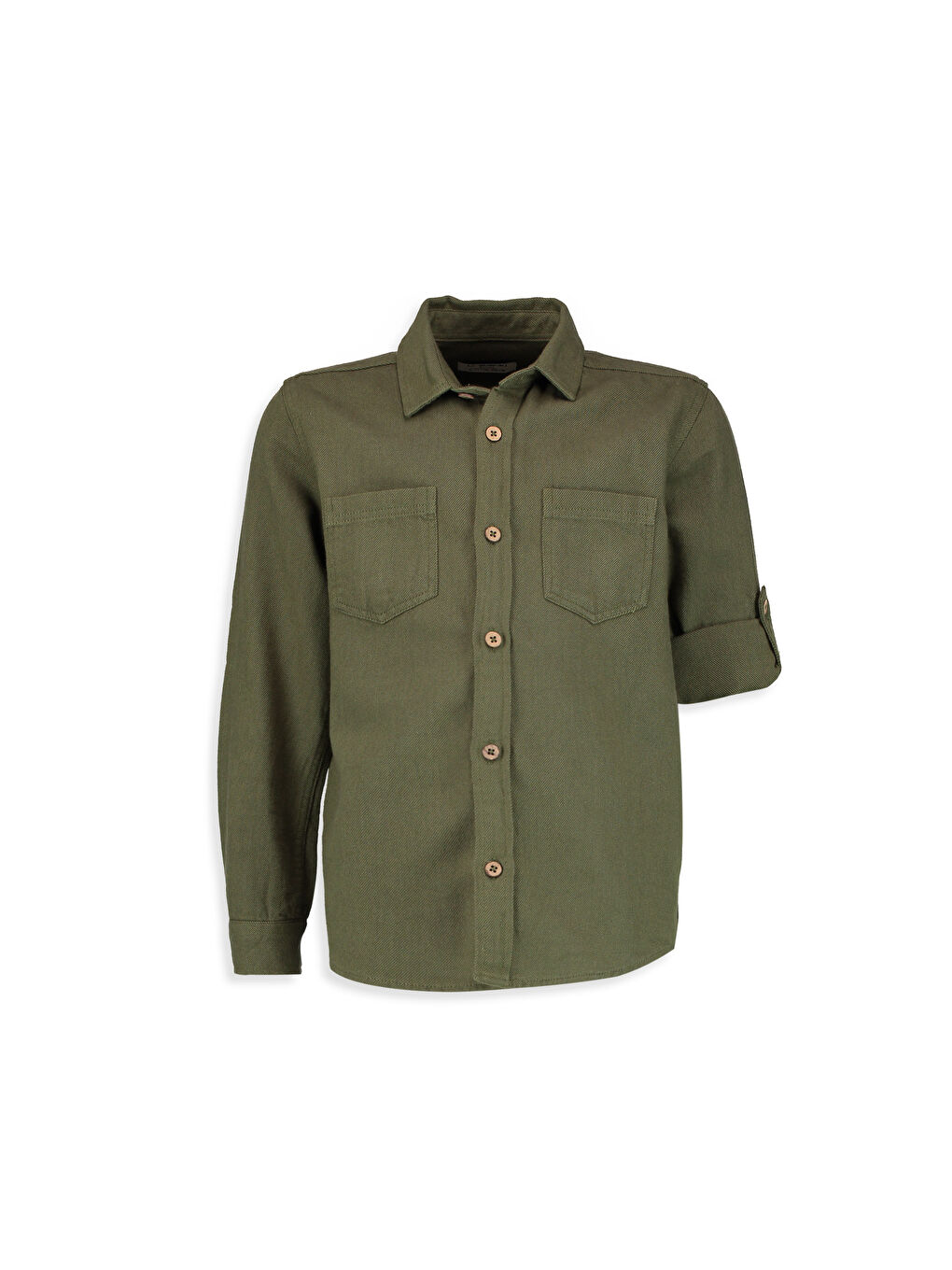 LCW Kids Boy KHAKI Shirt -7K5045Z4-HCZ