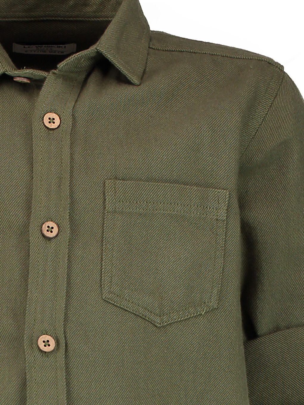 LCW Kids Boy KHAKI Shirt -7K5045Z4-HCZ