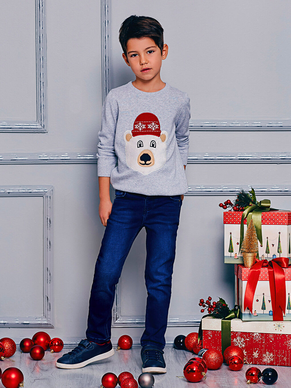 LCW Kids Boy PINK Sweater -7K5066Z4-355