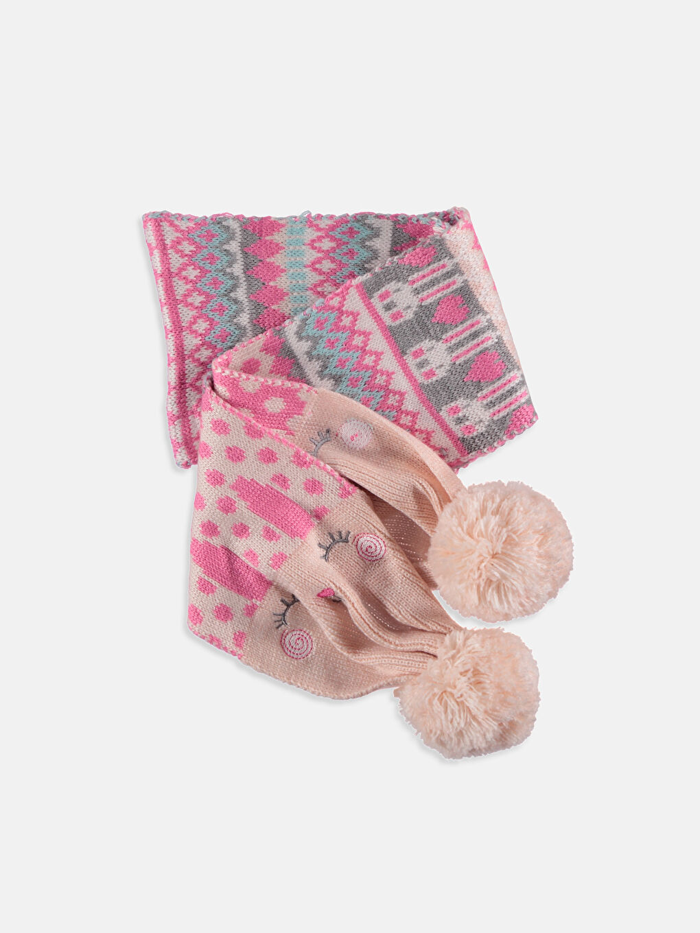 Girl PINK Scarf-1