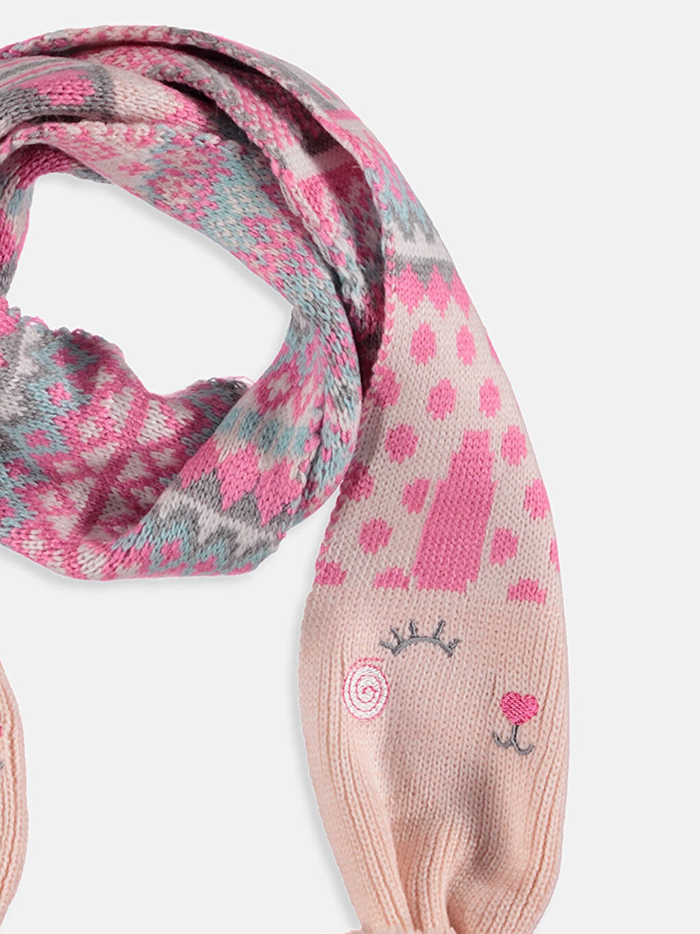 Girl PINK Scarf-2