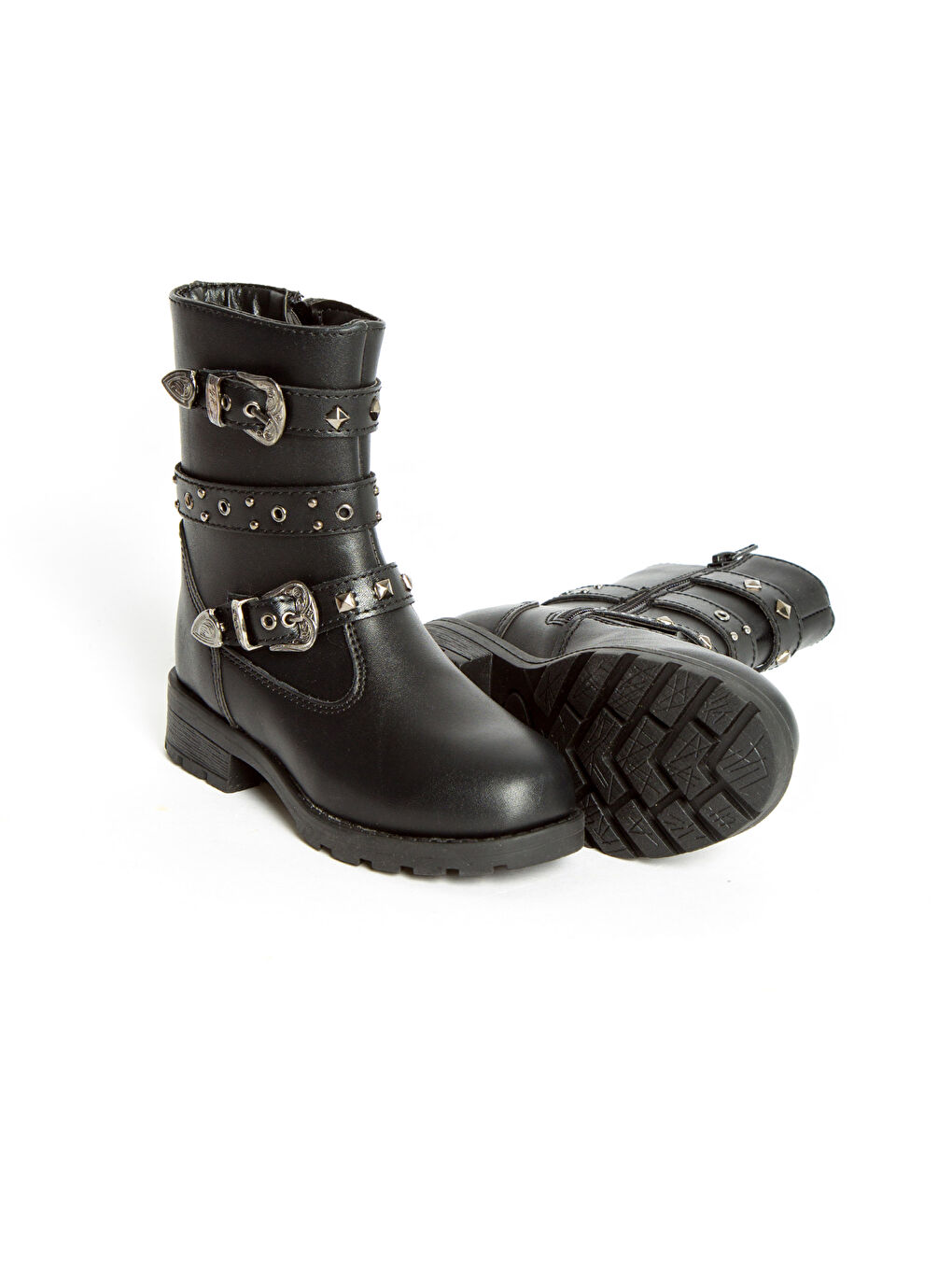 Girl BLACK Boots-2