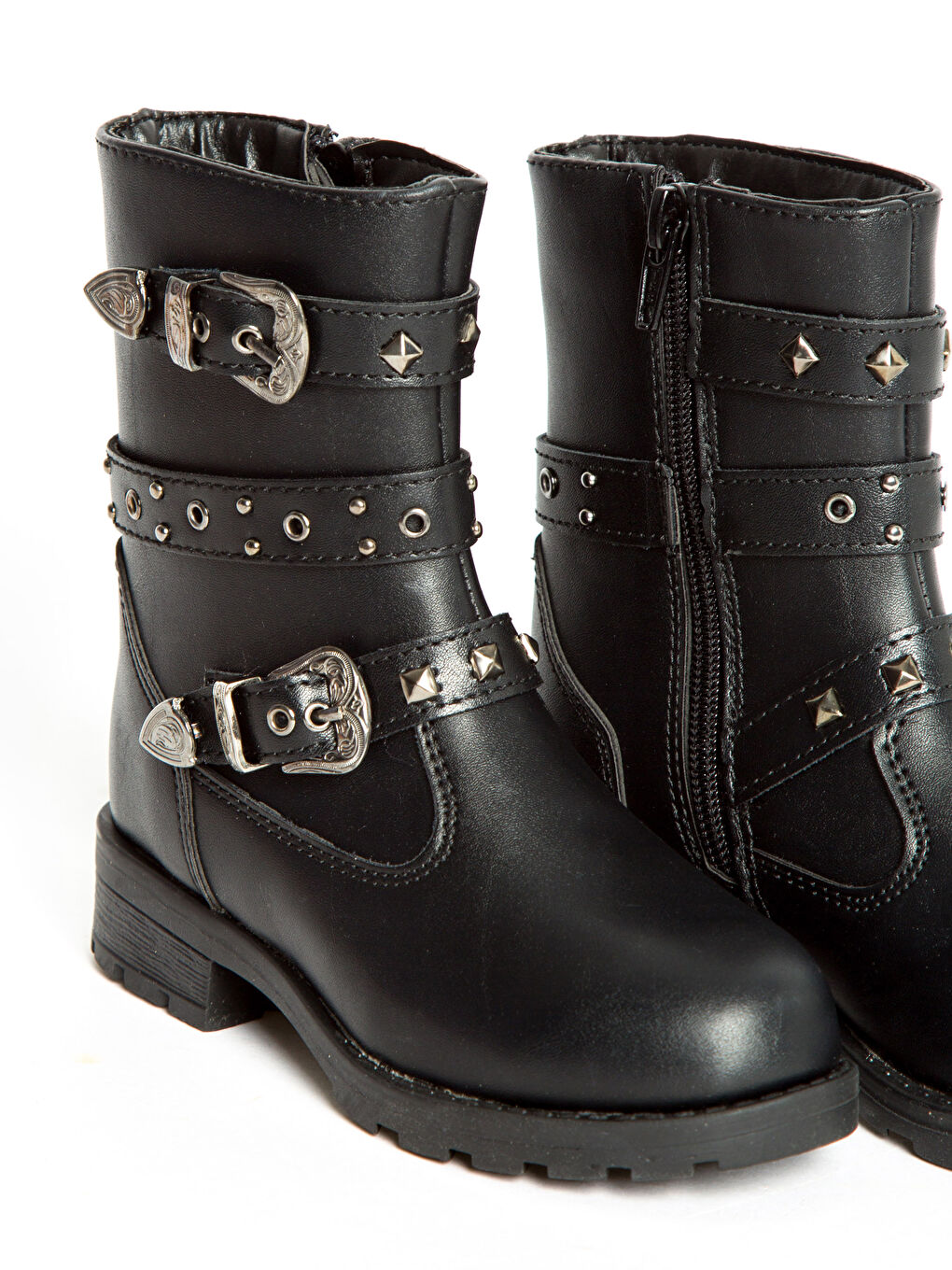 Girl BLACK Boots-4