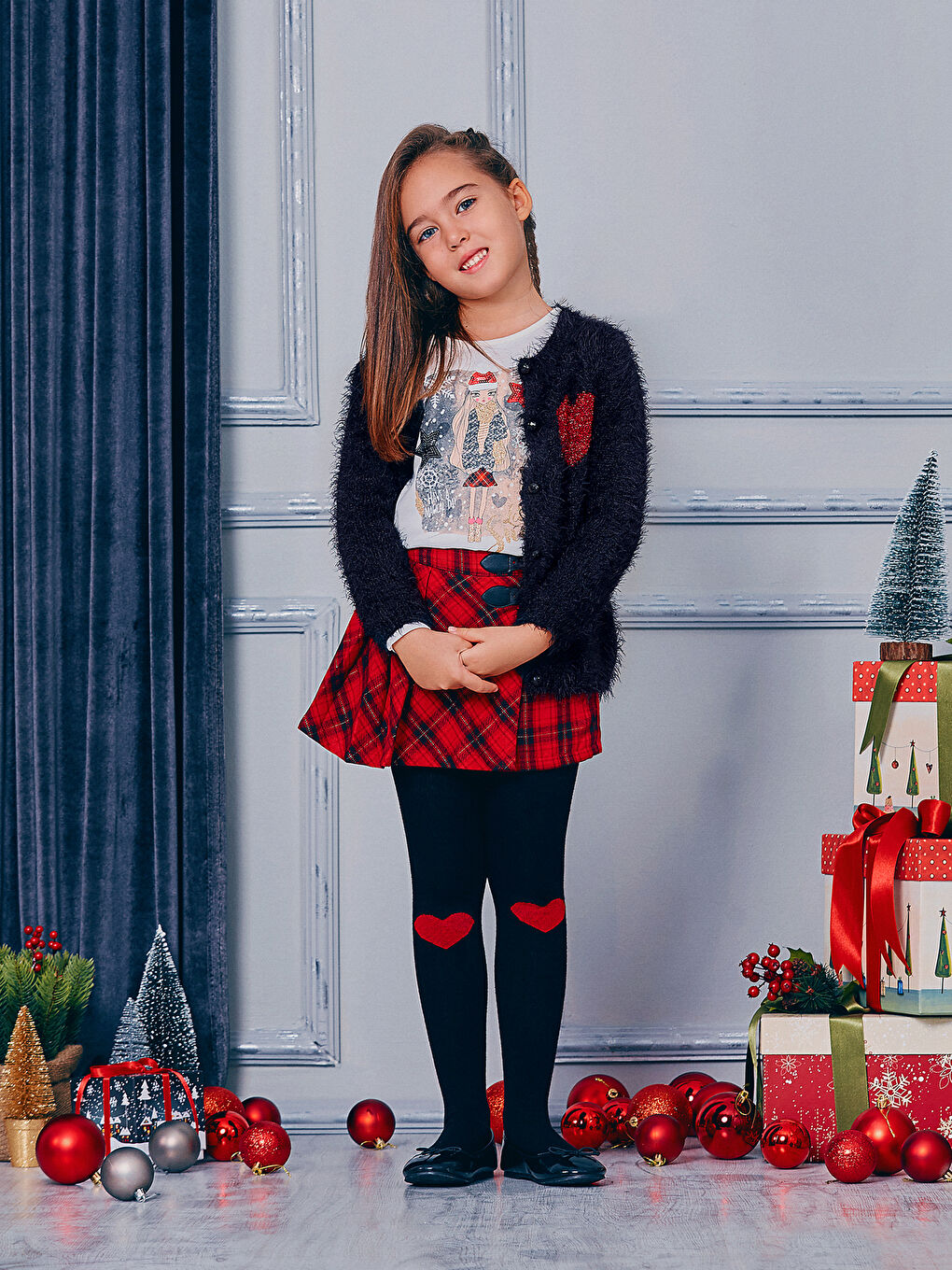 LCW Kids Момиче Черно Жилетка -7K6352Z4-CVL