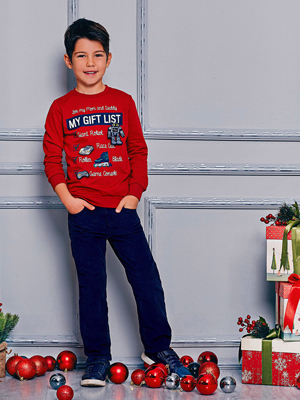 Kırmızı Sweatshirt