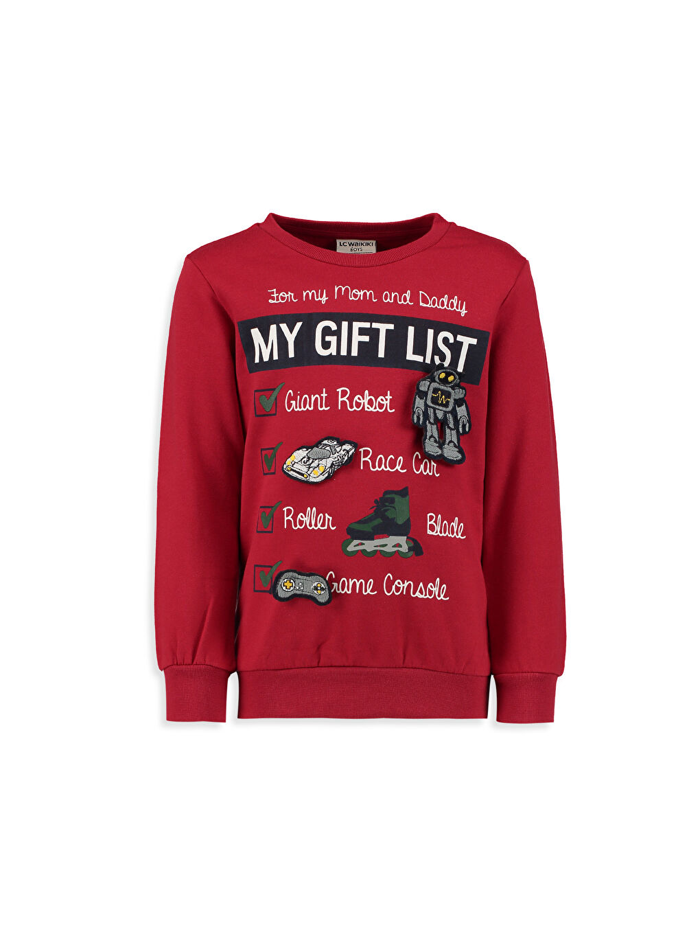 Kırmızı Sweatshirt-1