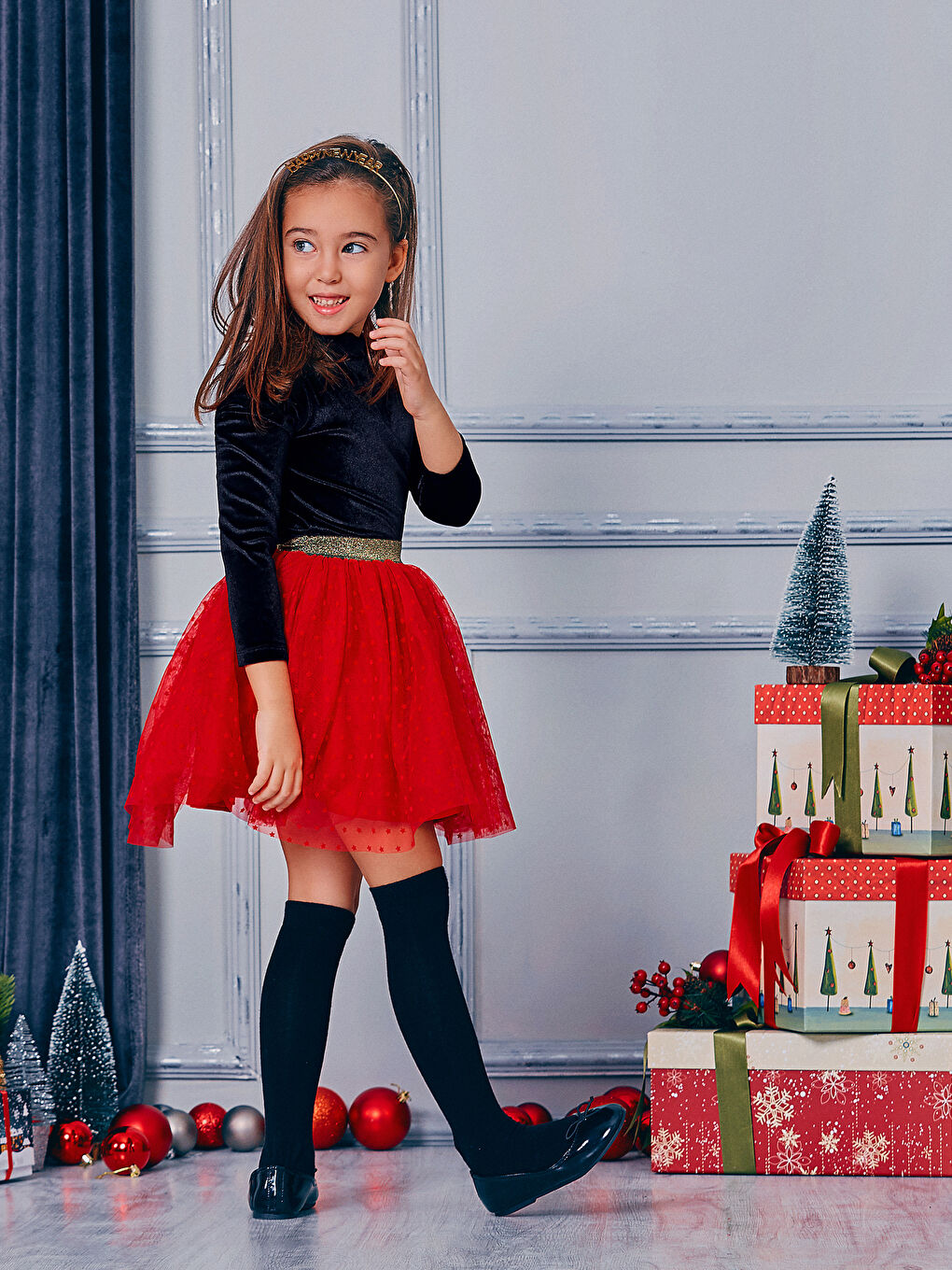 Jupe  ROUGE Fille