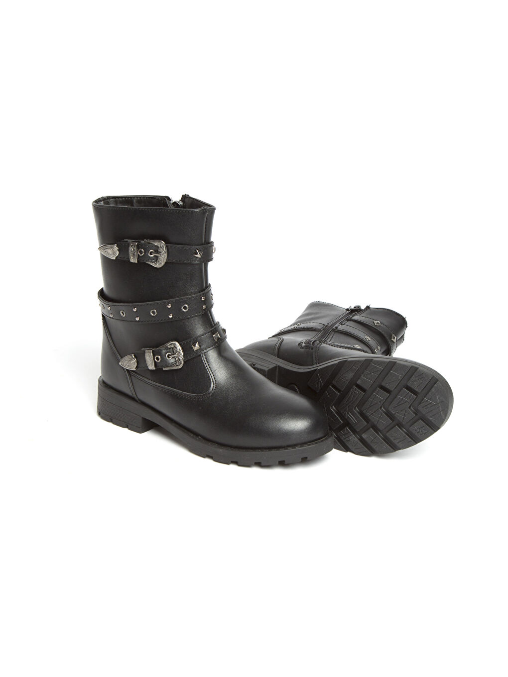 Girl BLACK Boots-2