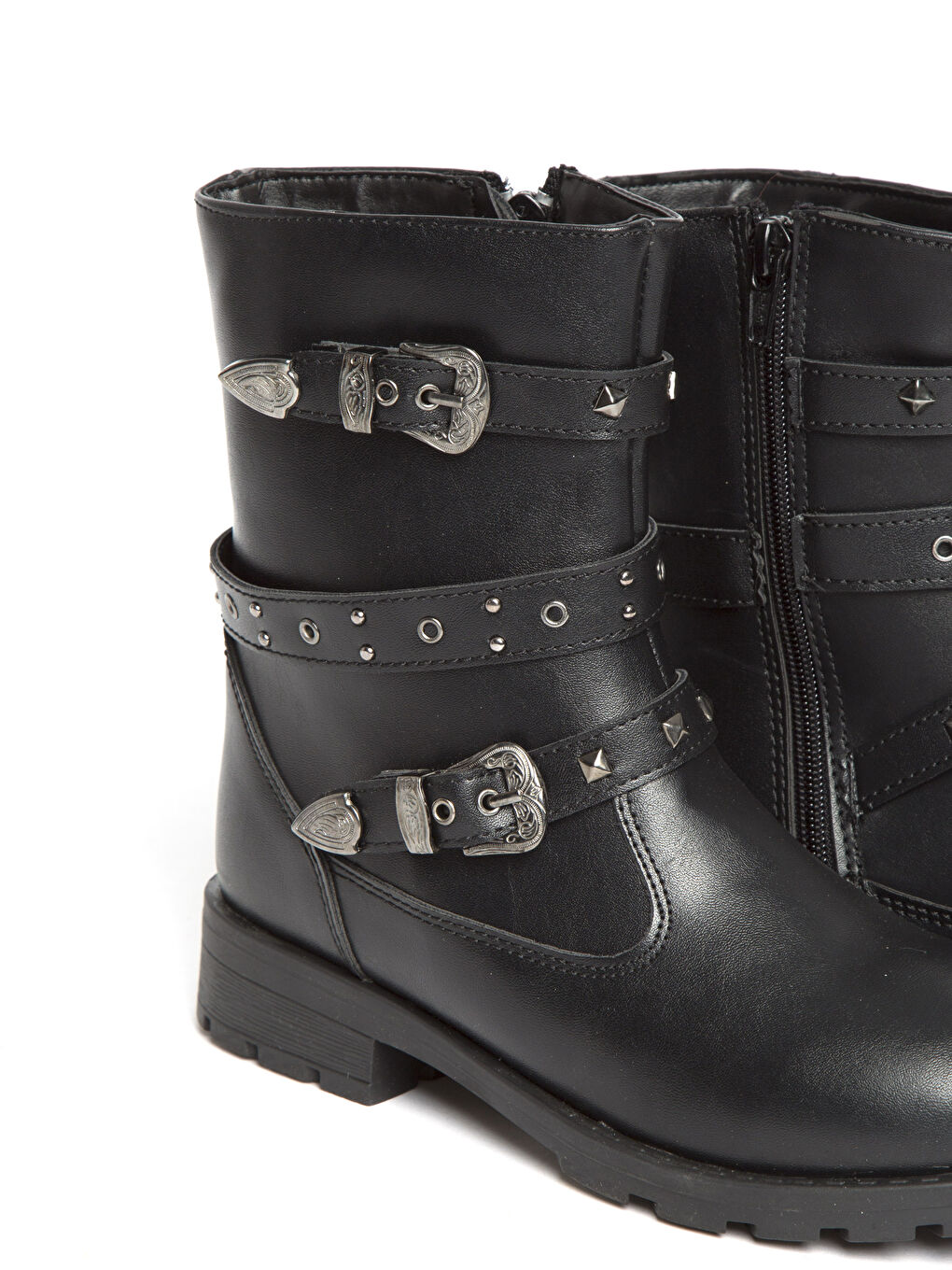 Girl BLACK Boots-4