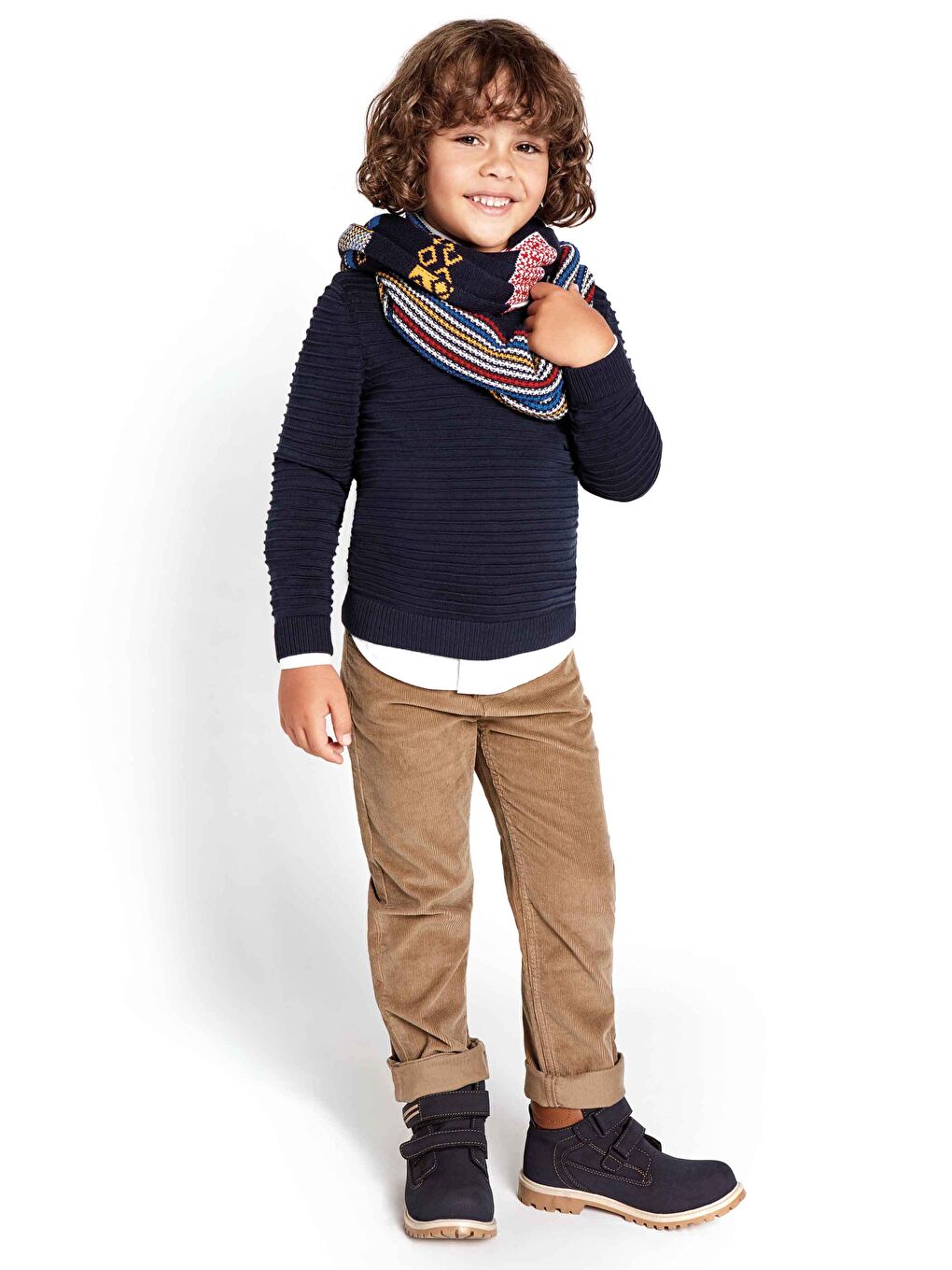 Boy NAVY Scarf