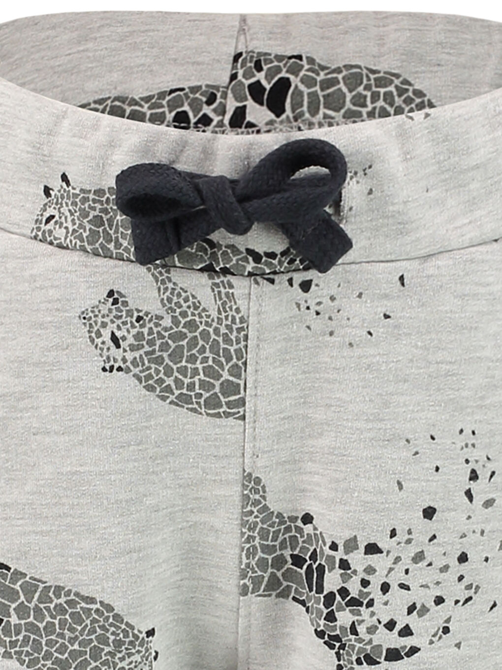 Gri Baskılı Eşofman Altı-2