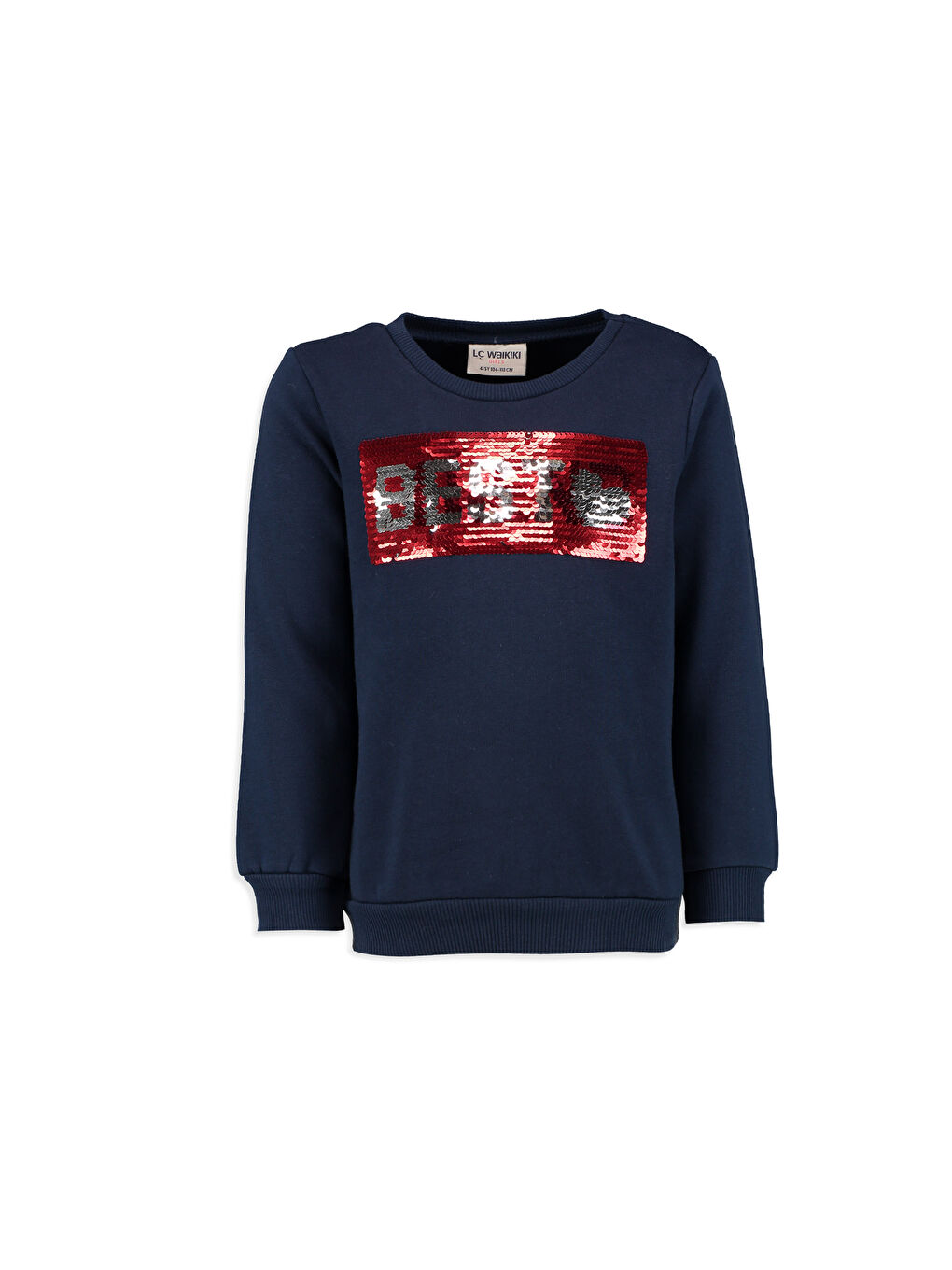 LCW Kids Girl NAVY Sweatshirt -7K8179Z4-HFH