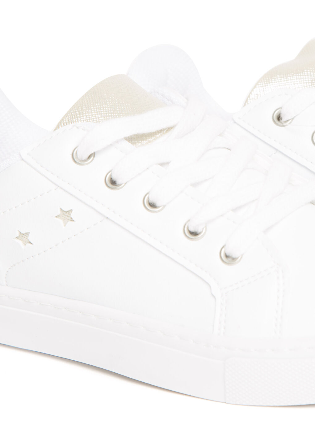 Girl WHITE Sneakers-3