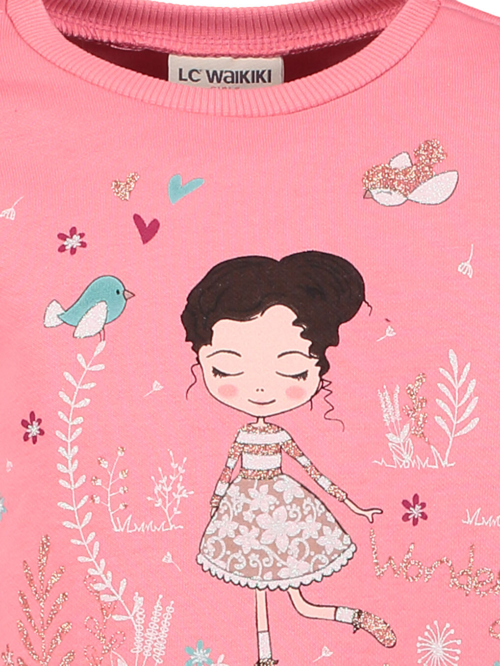 Sweat-shirt ROSE Fille-2