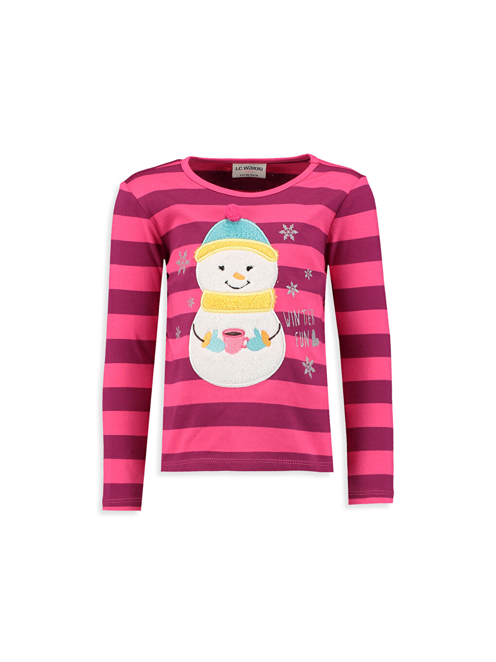 LCW Kids Girl FUCHSIA T-Shirt -7K8799Z4-KP0