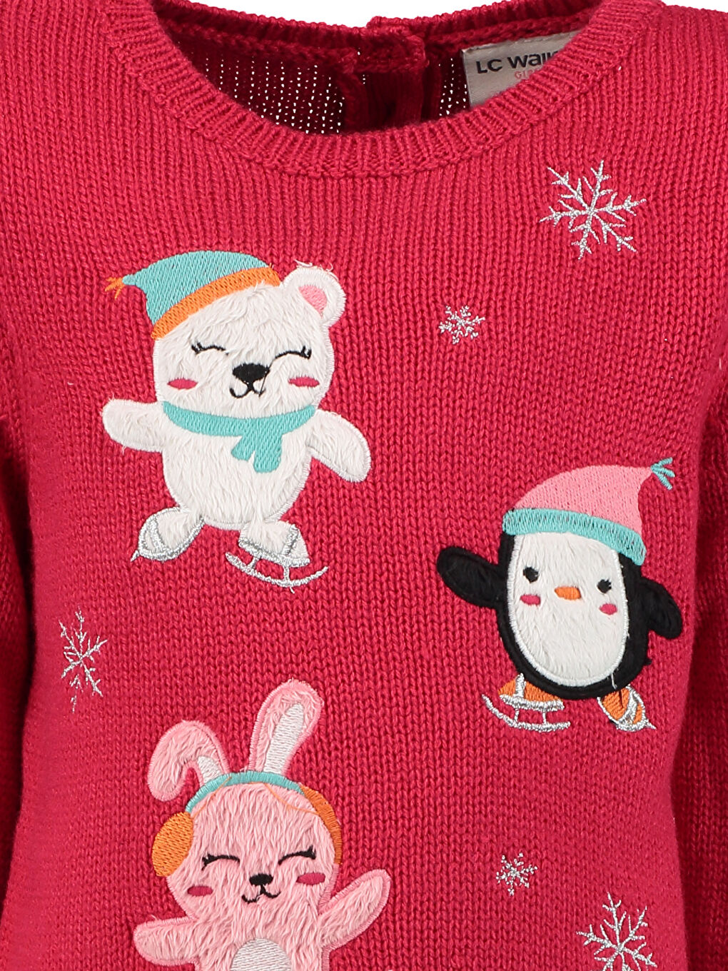 Girl FUCHSIA Sweater-2