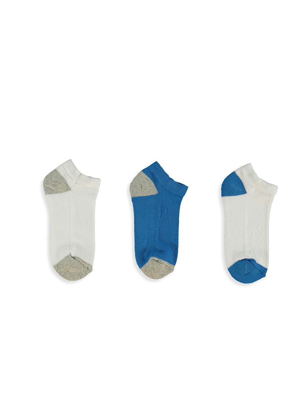 Mavi Erkek Çocuk Patik Çorap 3'lü