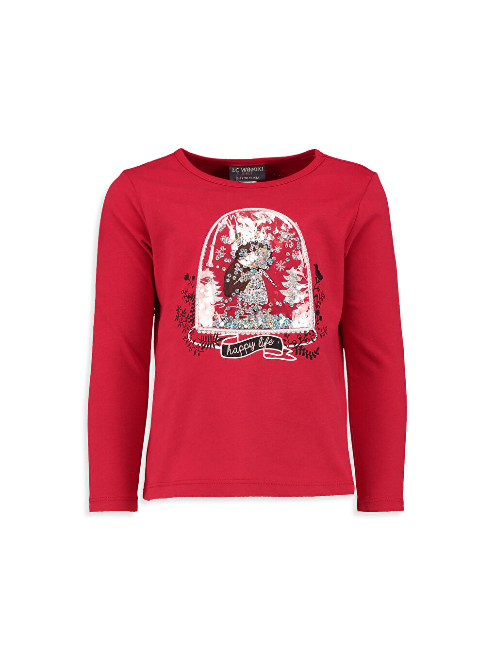 Девочки Красный футболка