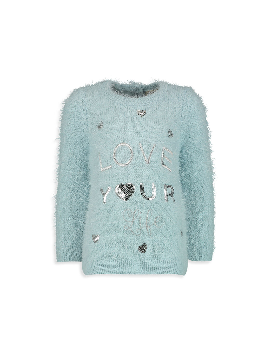 LCW Kids Girl GREEN Sweater -7KG751Z4-CT0