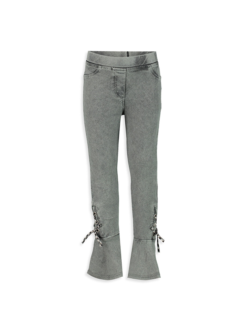 LCW Kids Girl ANTHRACITE Leggings -7KA526Z4-CTH