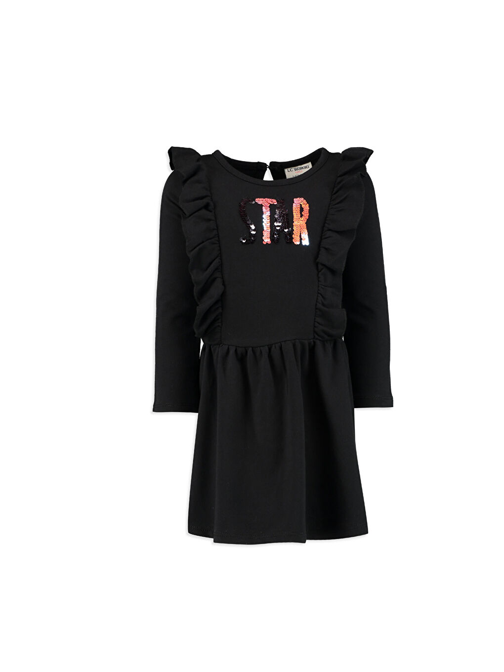 LCW Kids Girl BLACK Dress -7KB873Z4-CVL