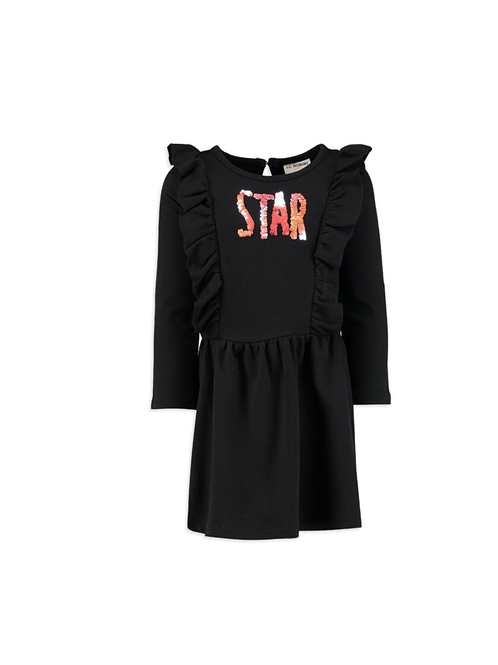 LCW Kids Girl BLACK Dress -7KB873Z4-CVL