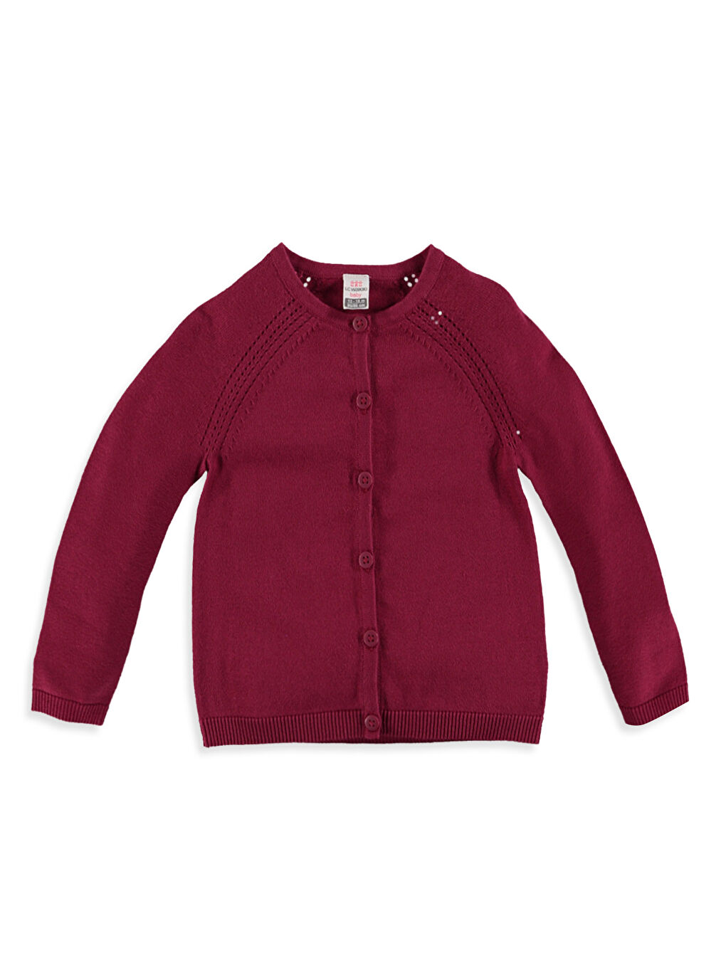 Cardigan ROUGE BORDEAUX Bébé Fille