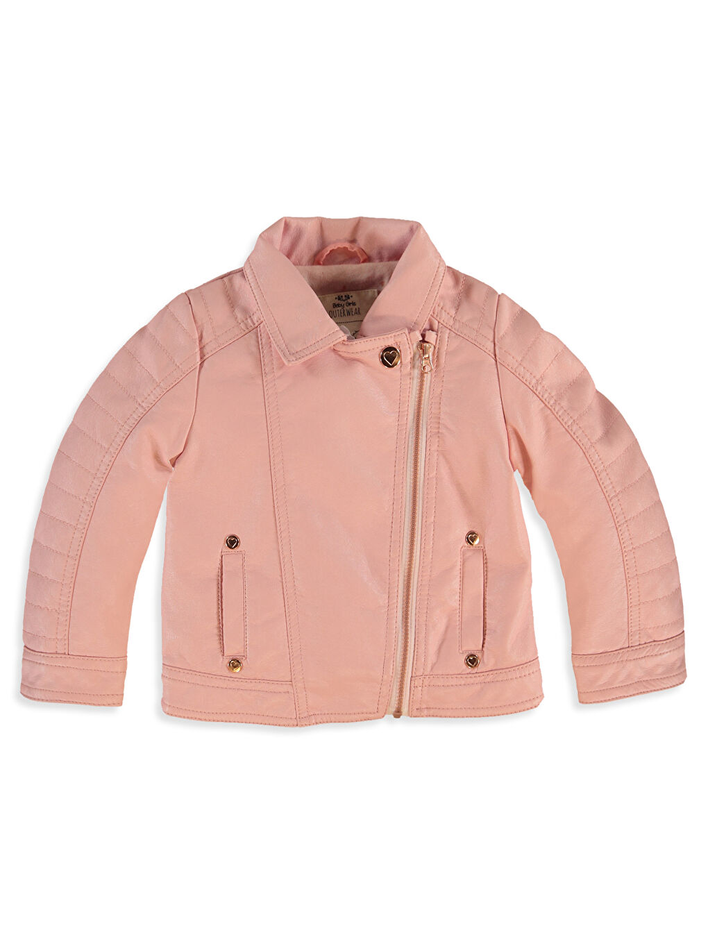 Veste en similicuir pour bébé fille