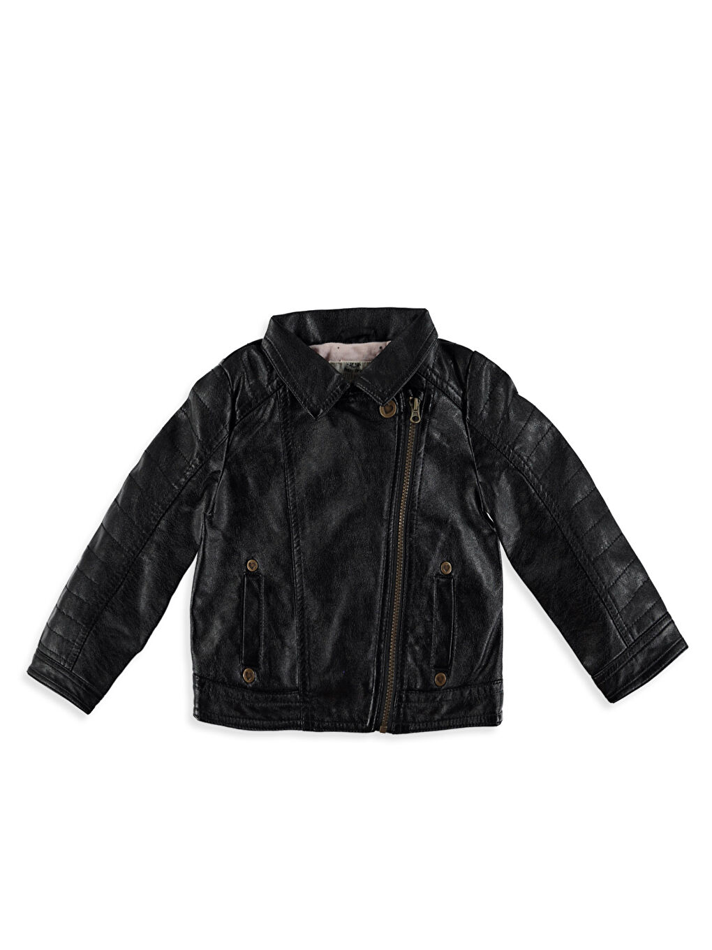 Veste en similicuir pour bébé fille