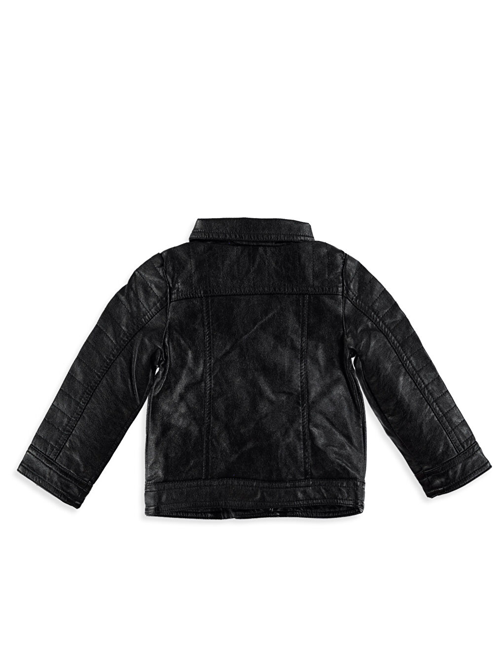 Veste en similicuir pour bébé fille-1