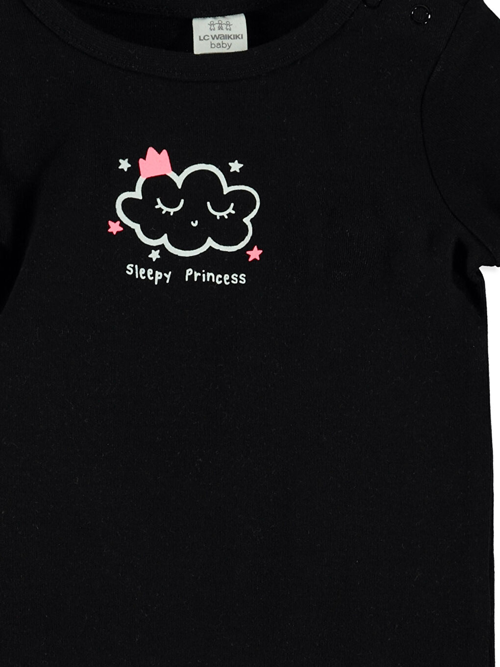 Baby Girl BLACK Bodysuit-3