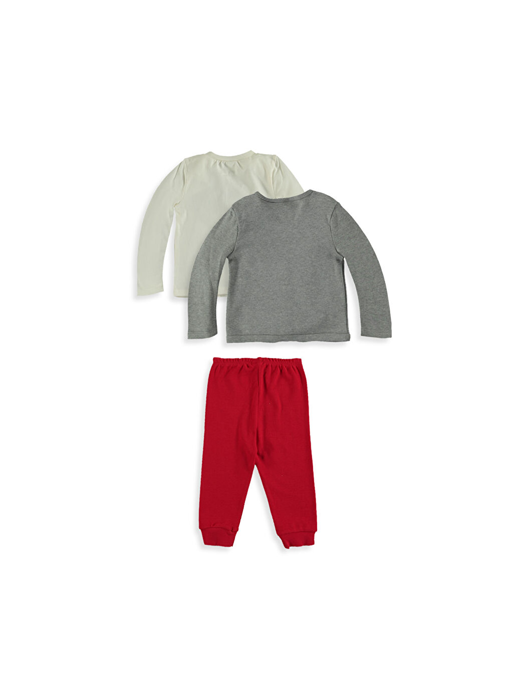 Ουνίσεξ ΛΕΥΚΟ Σετ πιτζάμες-1