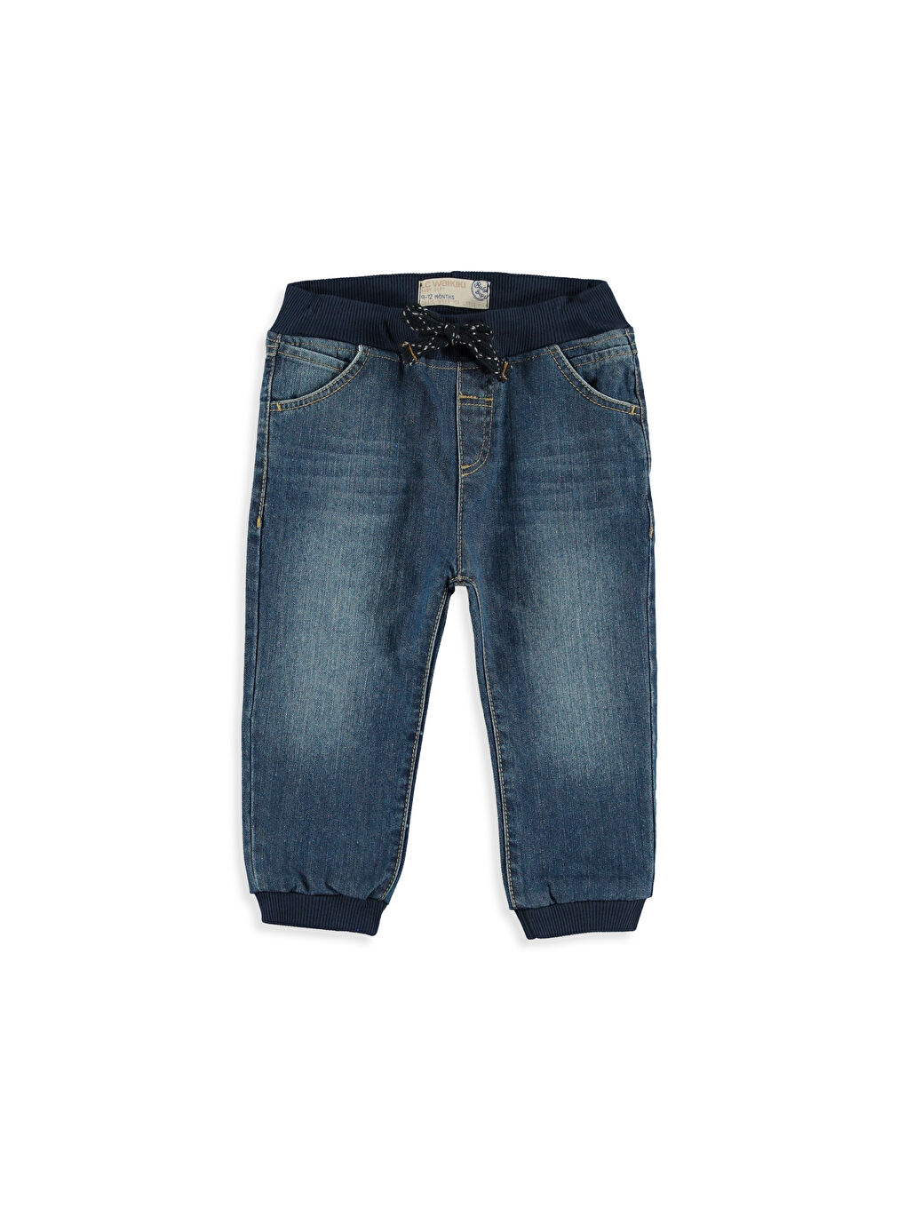 Orta İndigo Rodeo Jean Pantolon-1