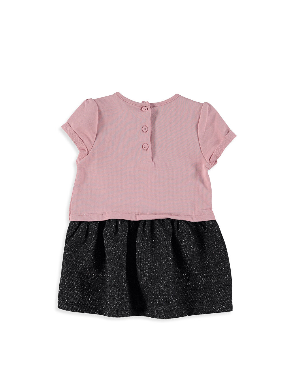 Pembe Açık Gülkurusu Elbise-1