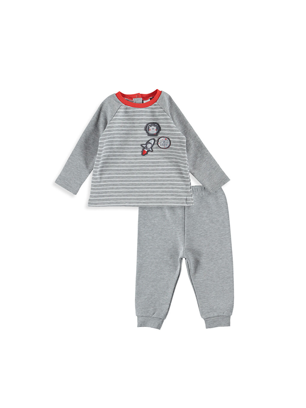 Açık Gri Çzg Pijama Takım