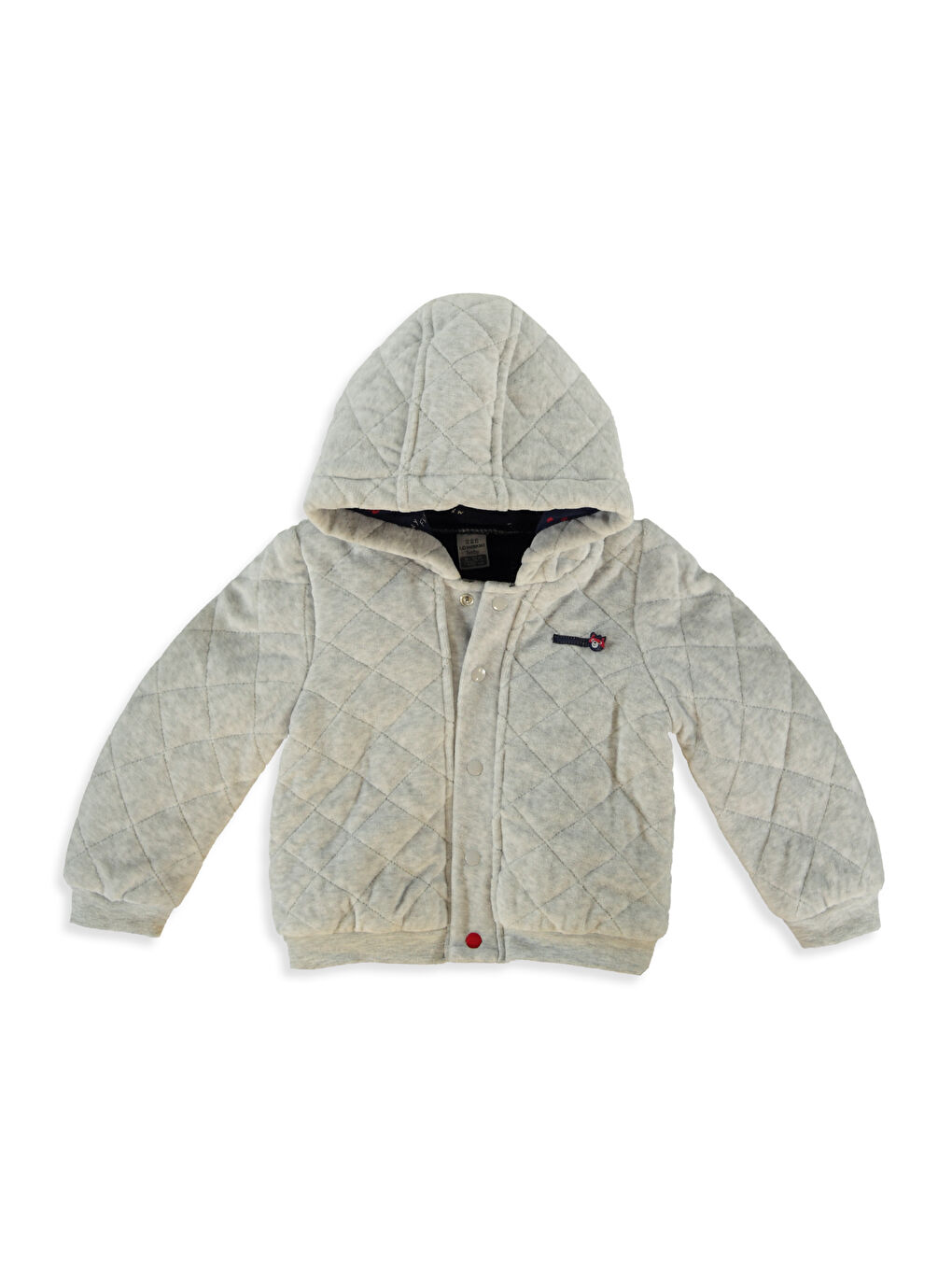 Pembe Kapüşonlu Uzun Kollu Bebek Hırka