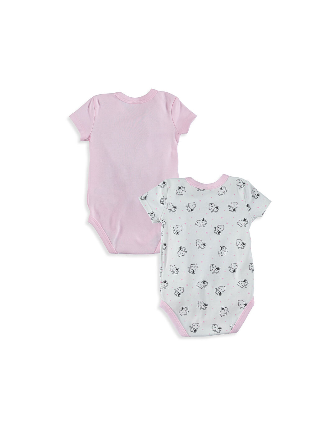 Ekru Baskılı Çıtçıtlı Body-1