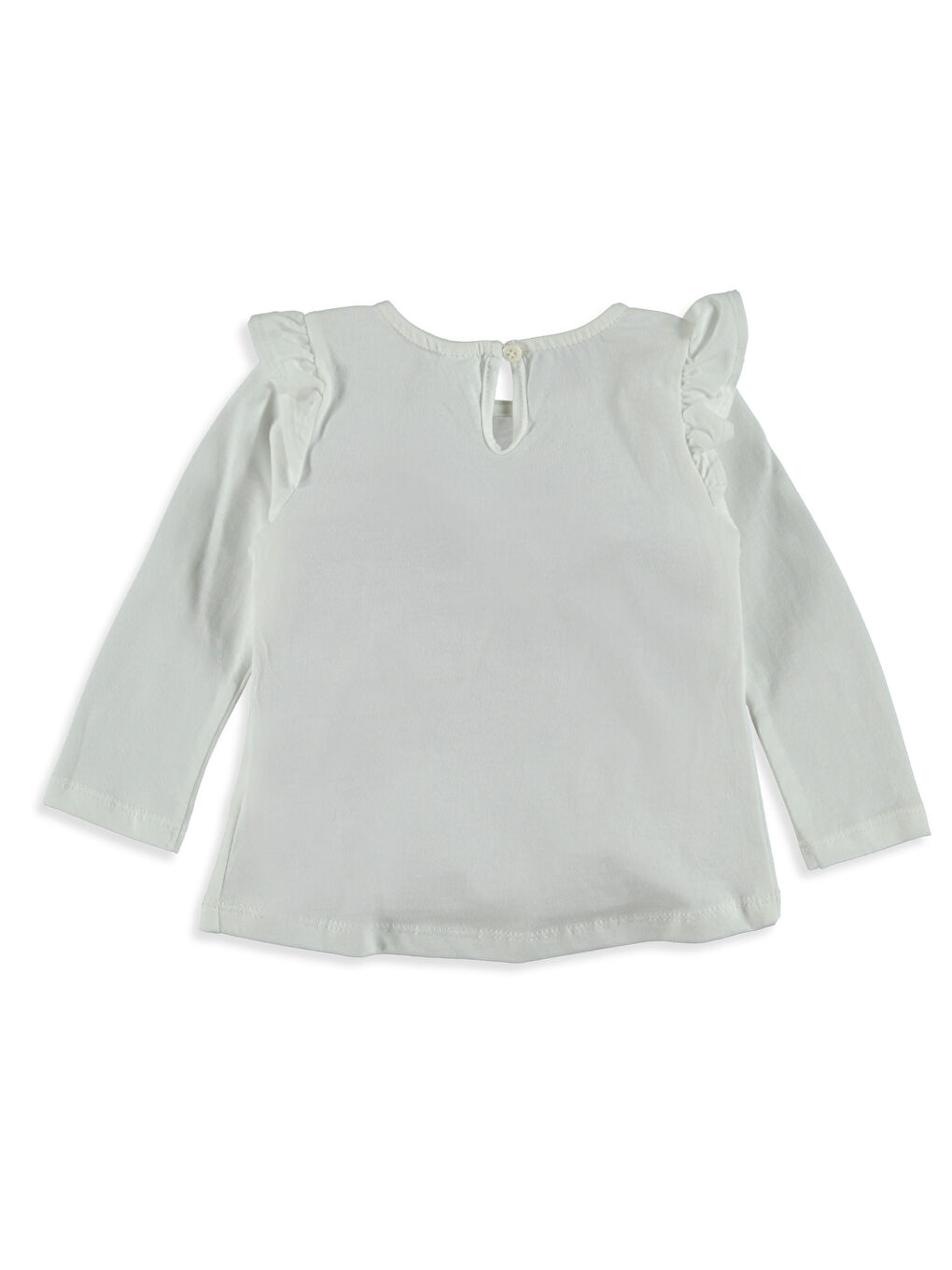 LCW baby Baby Girl ECRU T-Shirt -7K6073Z1-EEW