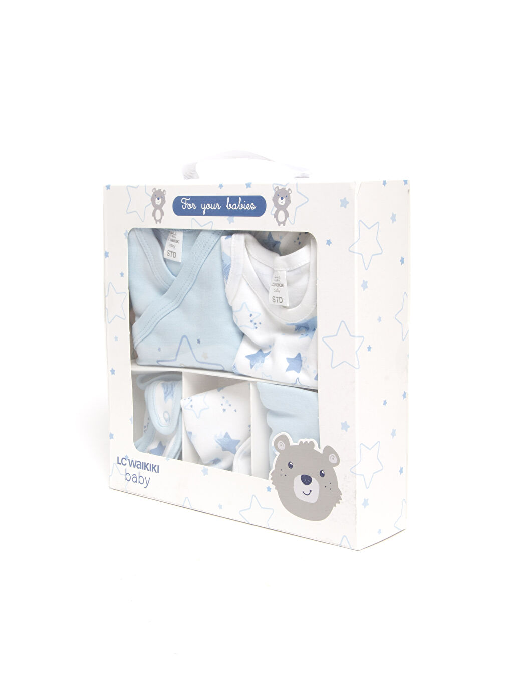 Mavi Erkek Bebek Hastane Çıkış Seti