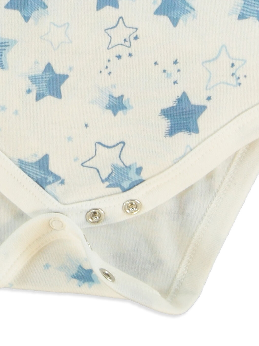 Mavi Erkek Bebek Hastane Çıkış Seti-4