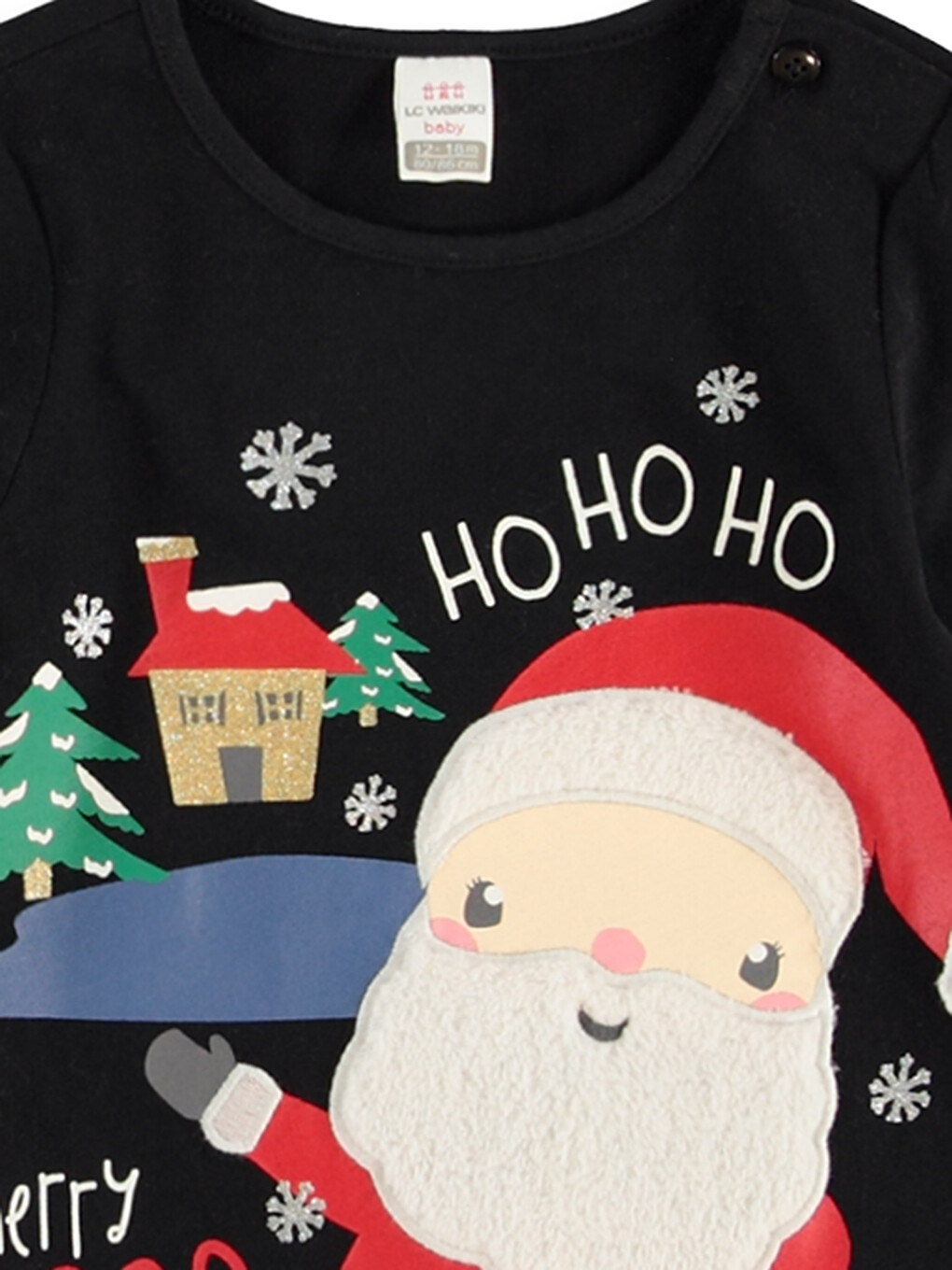 Baby Girl Black T-Shirt-2