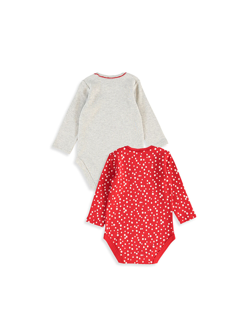 LCW baby Бебе момиче Червено Боди с щрапки -7K8466Z1-681