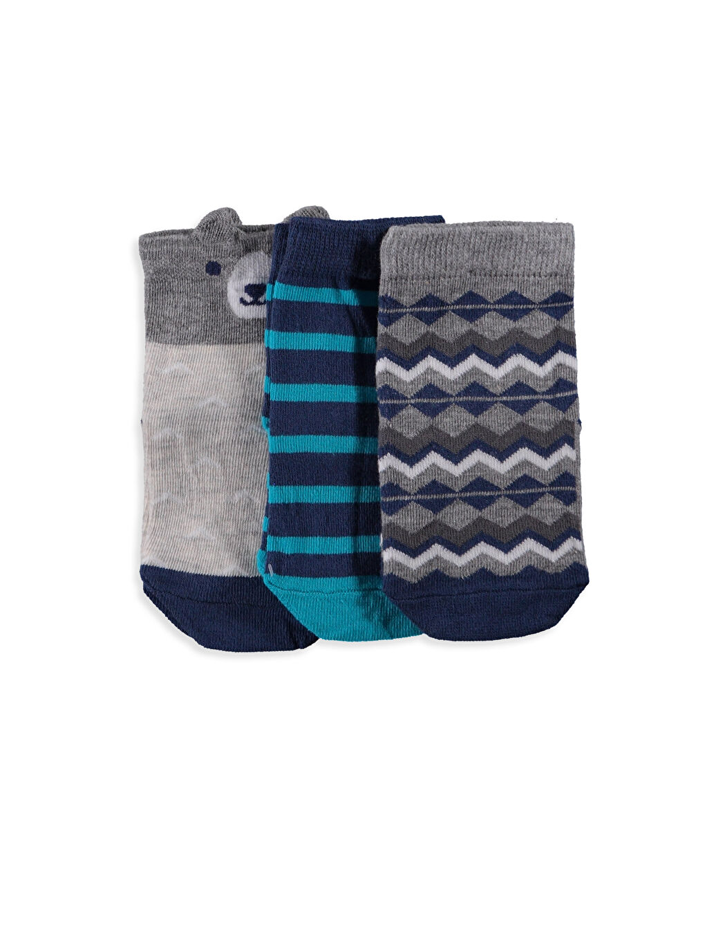 Unisex GREY Ankle Socks-2