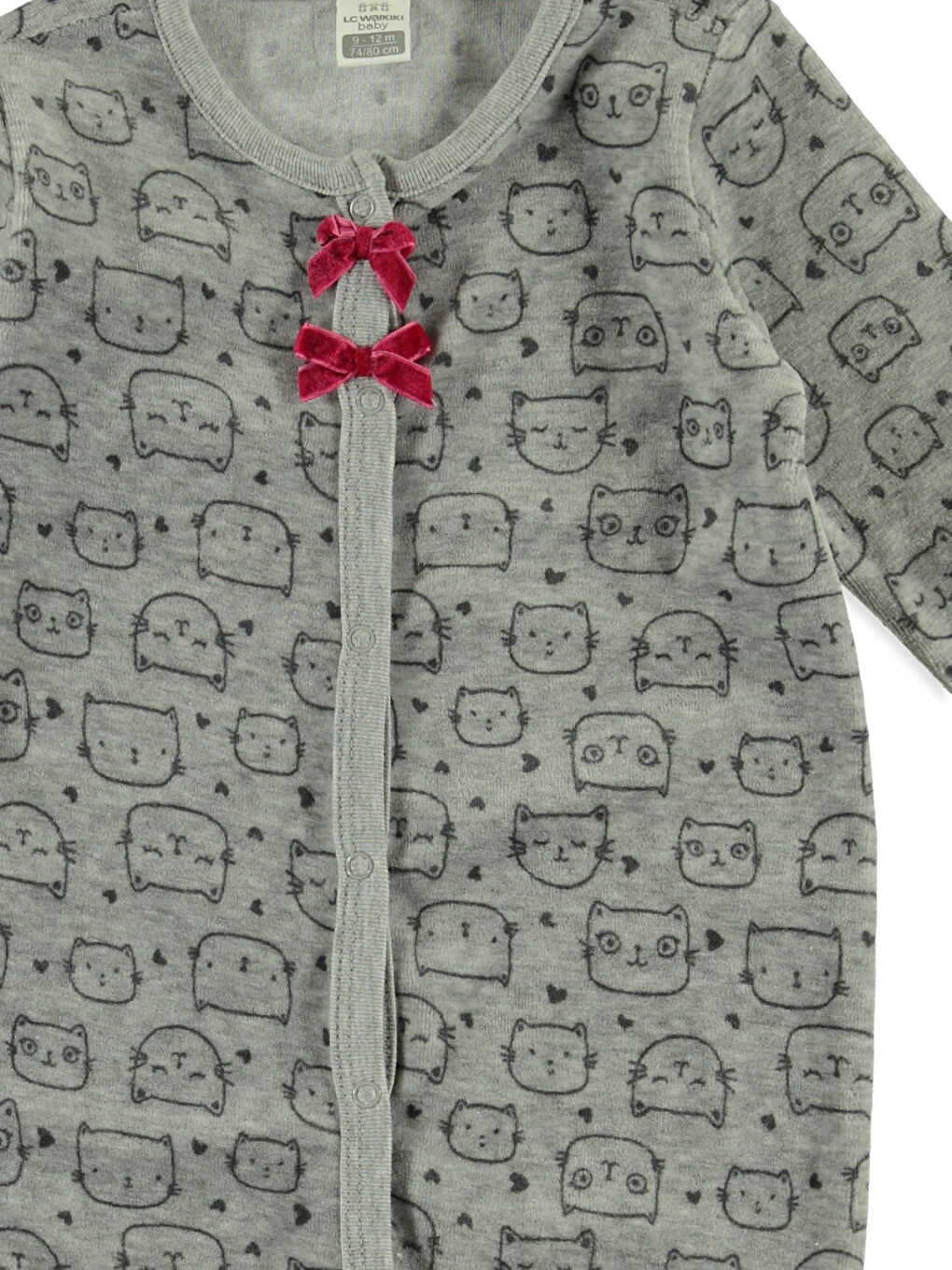 Combinaison GRIS Bébé Fille-2