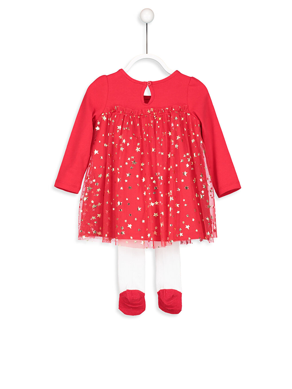 Canlı Kırmızı Elbise-1