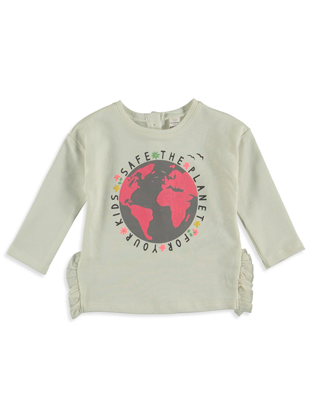Baby Girl ECRU Sweatshirt