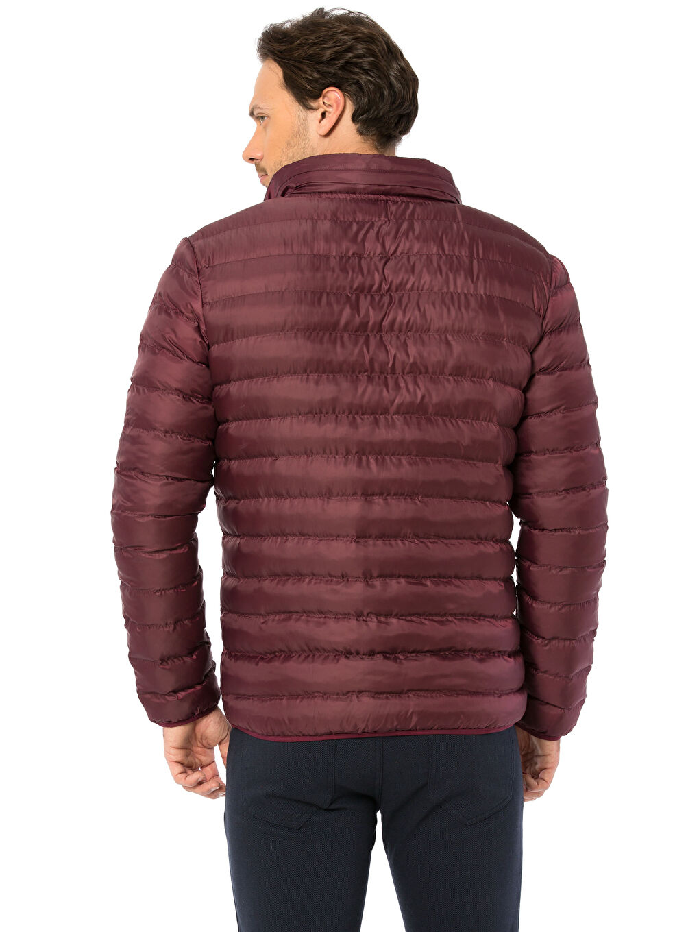 Bordo Şişme Mont-2