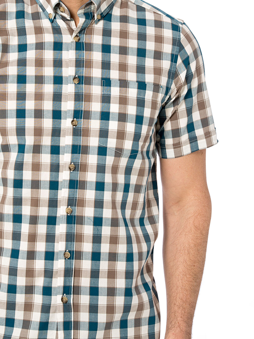 Petrol Ekose Gömlek-3