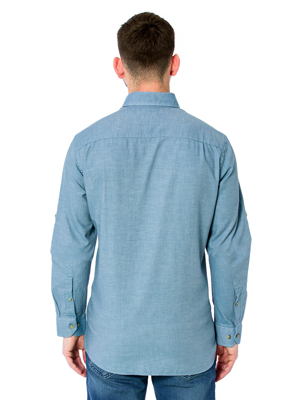 Chemise Gabardine à Manches Longues-1